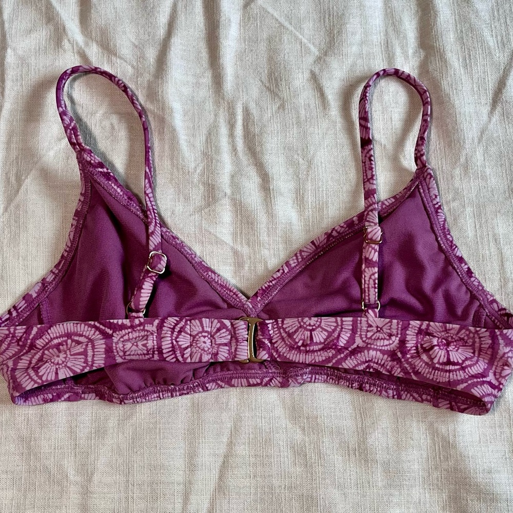 Purple Ruffle Bikini Top - Picture 3 of 5
